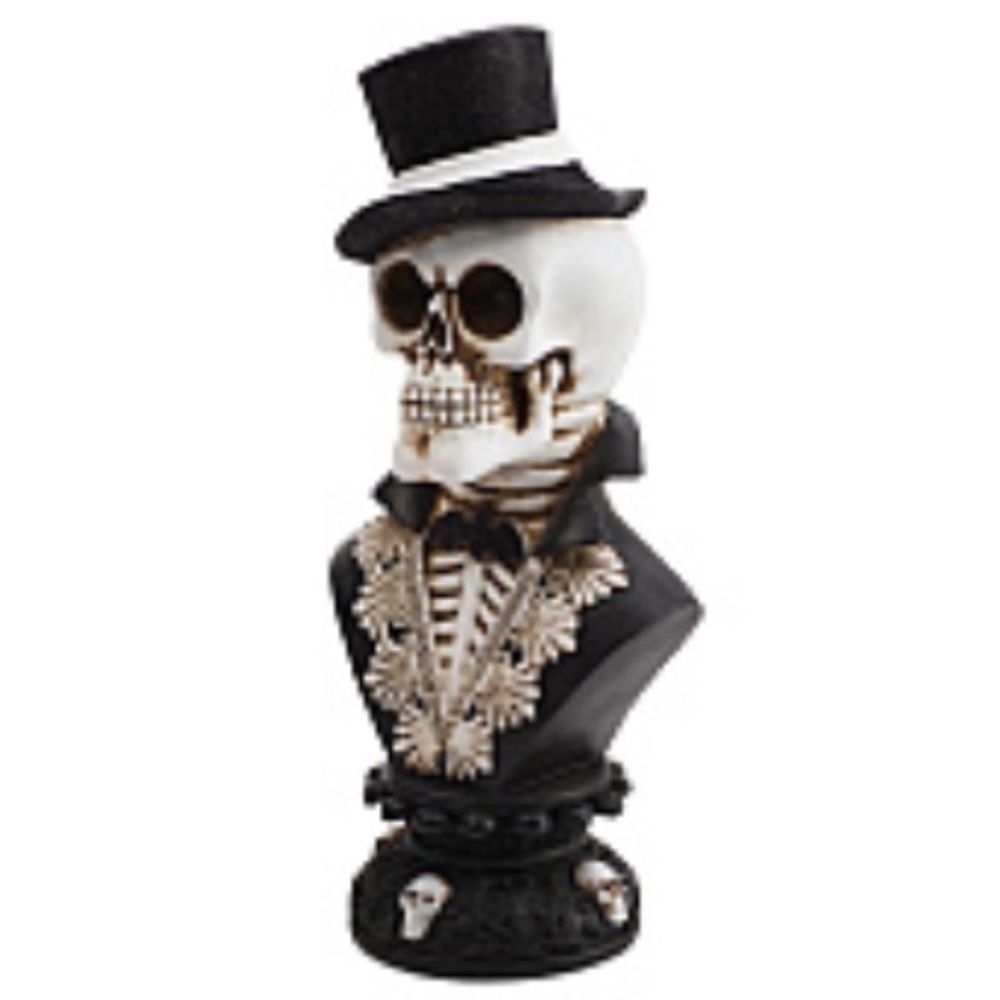 Mr top hat Skull LED bust